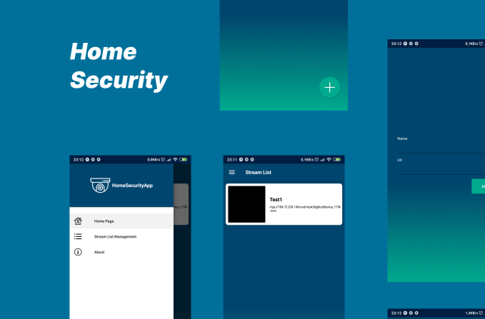 HomeSecurity - Mobile App